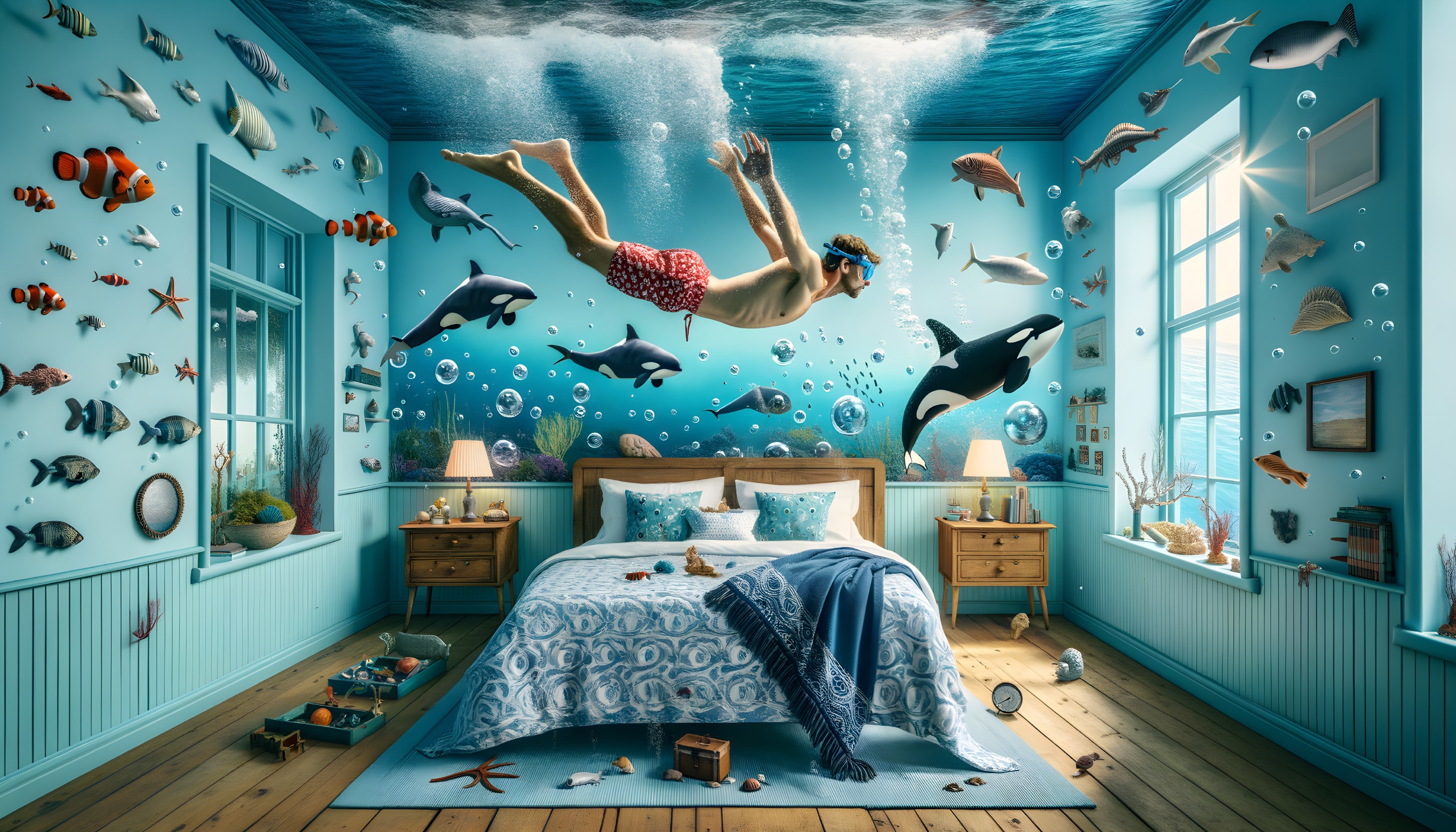 Sleeping With the Fishes: A Surreal Dream