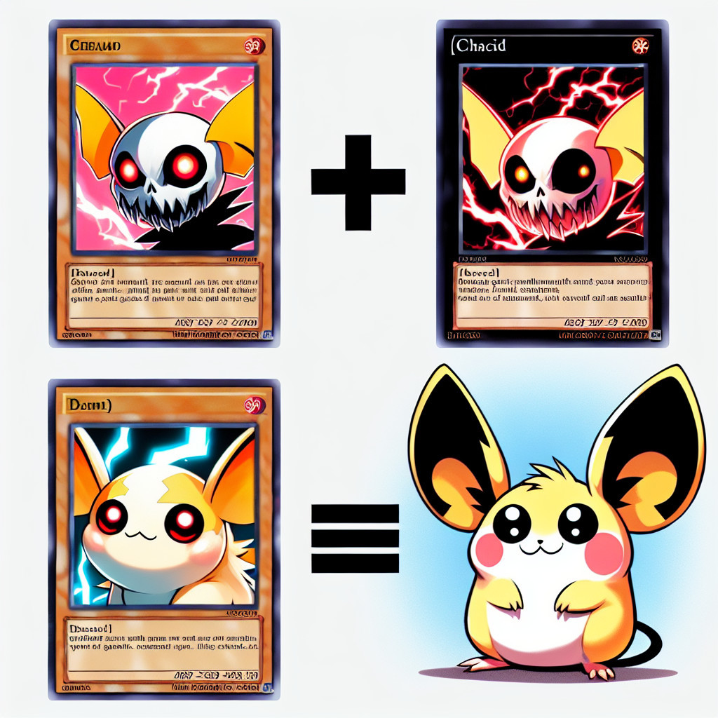 Colorful Cartoon Trading Cards Featuring Unique Creatures