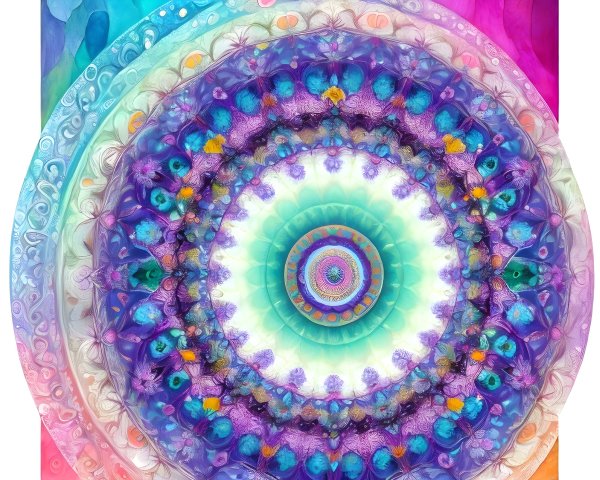 Vibrant Mandala Design with Intricate Patterns