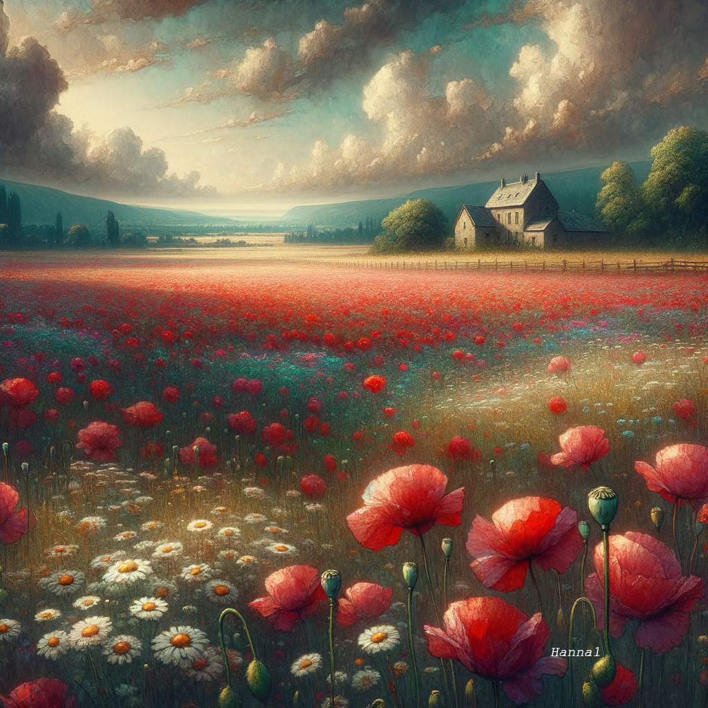 Enchanted Poppy Meadow