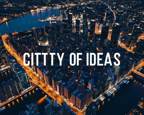 Aerial View of Vibrant Cityscape at Night