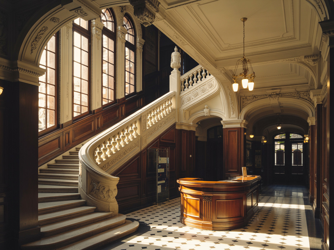 Grand Interior with Sweeping Staircase and Elegant Details