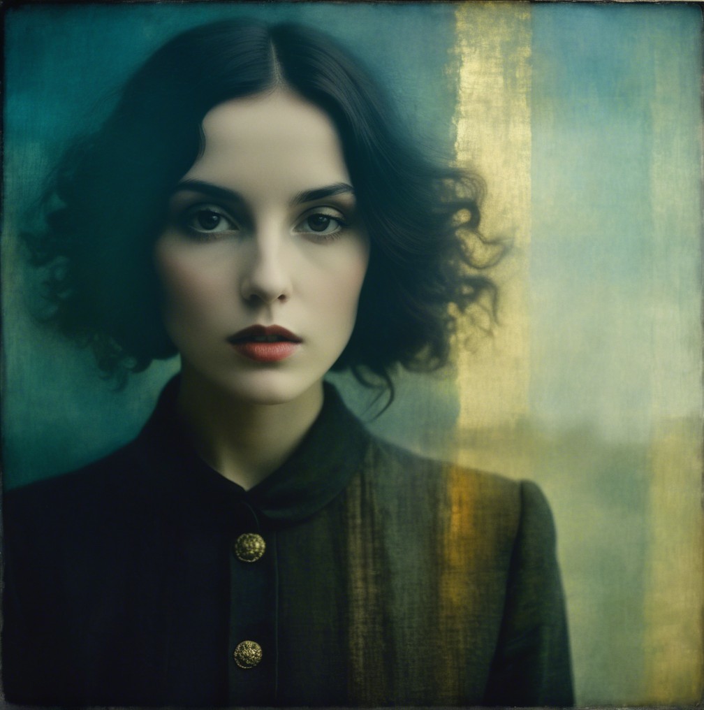 Portrait of a young woman in a tailored jacket