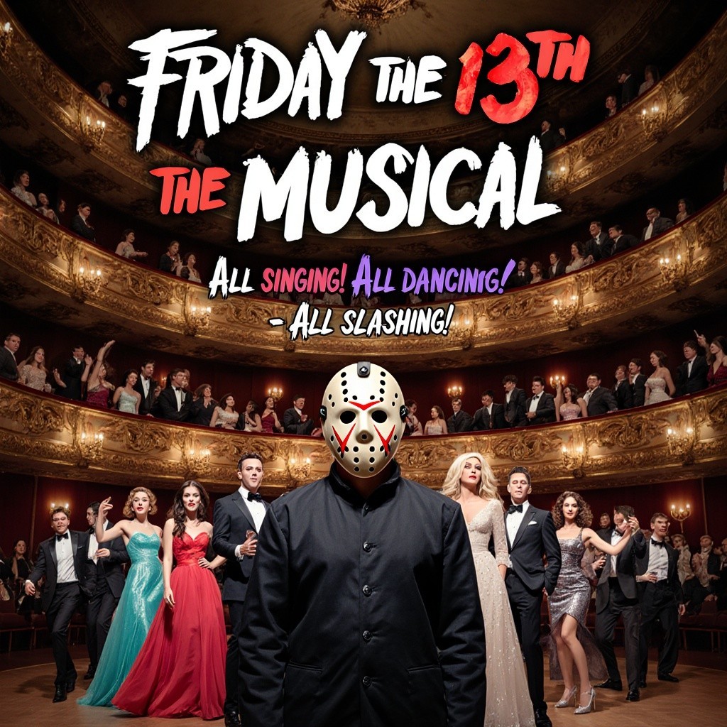 Friday the 13th: The Musical Theater Poster Description