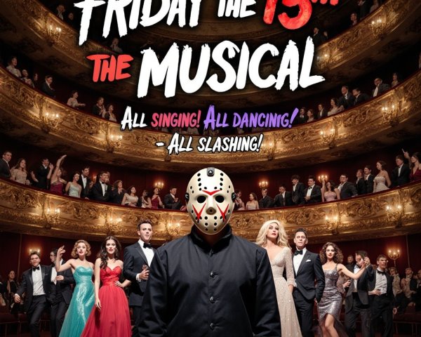 Friday the 13th: The Musical Theater Poster Description
