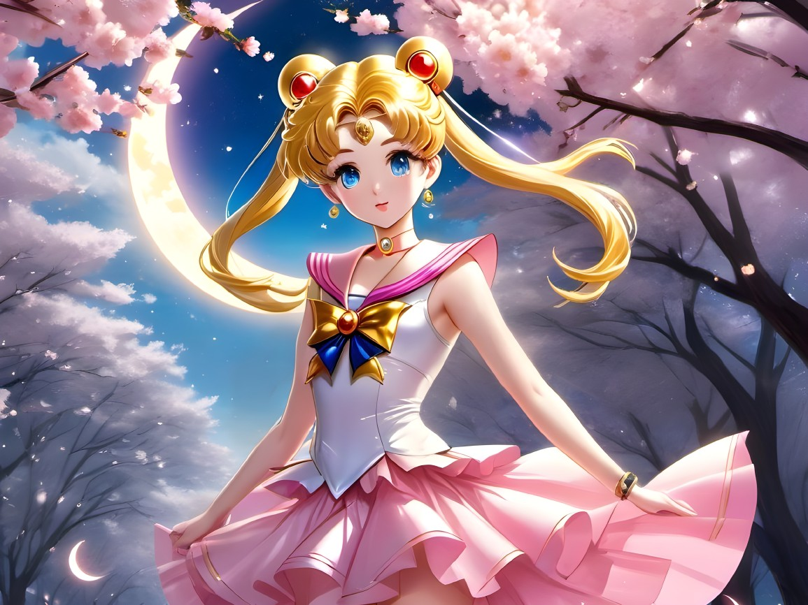 Sailor Moon hanami