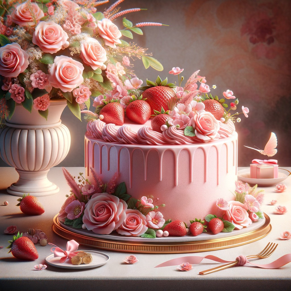 Strawberry cake