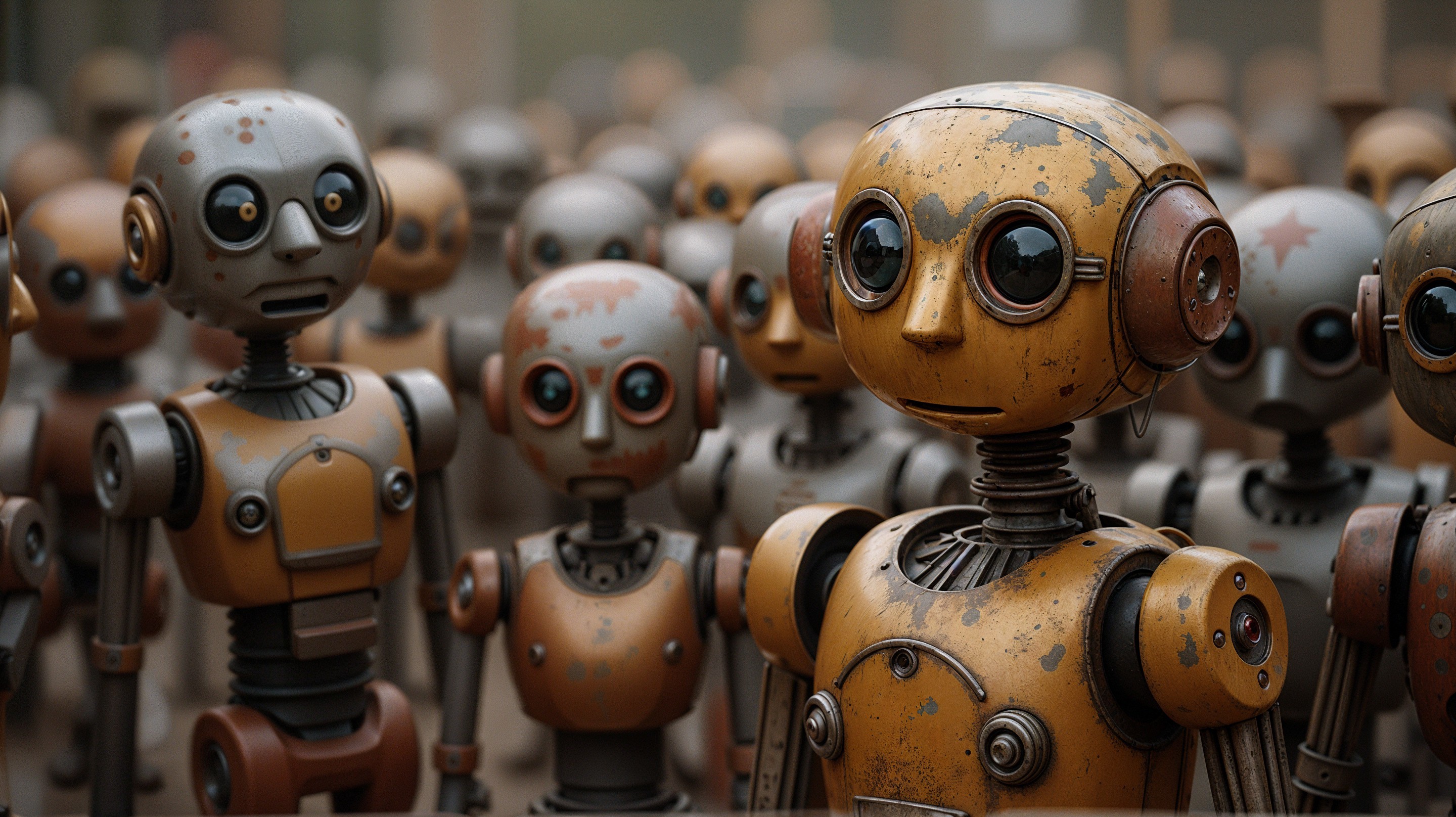 Vintage-Inspired Robots with Expressive Features