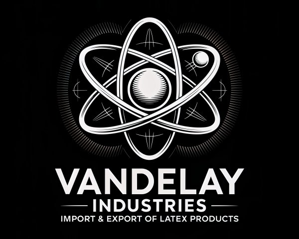 Logo Design for Vandelay Industries with Atom Graphic