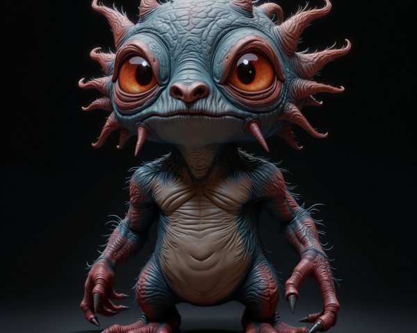 Description of a Fantastical Creature with Spikes