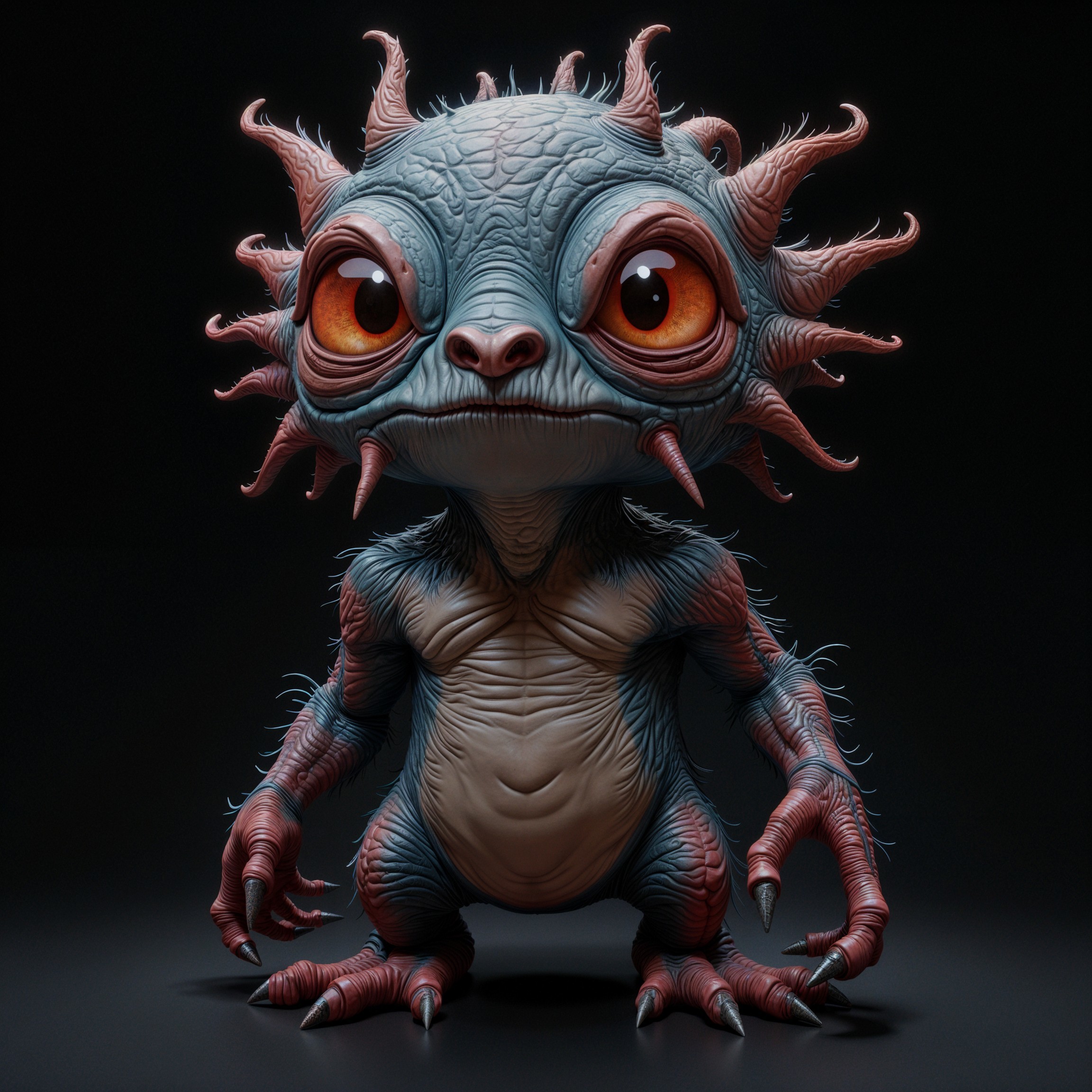 Description of a Fantastical Creature with Spikes
