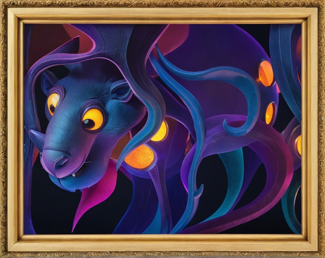 Whimsical Creature of Colorful Enchantment