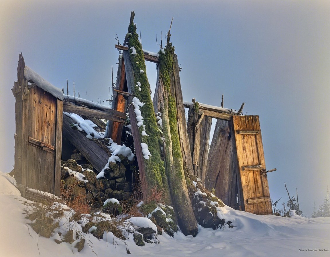 Whispers of Decay in a Snowy Landscape