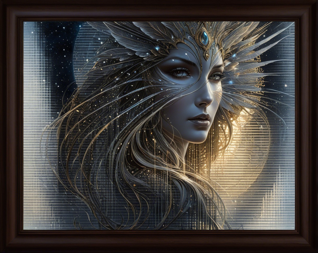 Detailed Digital Painting of an Ethereal Humanoid Figure
