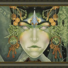 Watercolor Painting of Tranquil River at Sunrise