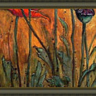 Watercolor Painting of an Autumn Forest Landscape