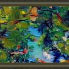 Serene Watercolor Landscape with Majestic Tree