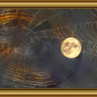 Whimsical Halloween Scene with Cloaked Children