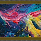 Mystical Fairy Hovering Near Vibrant Pink Flower