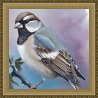 Fantasy Village in Alpine Mountainscape with Castle