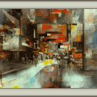 Serene Artwork of Lion, Women, and Young Girl with Lamb