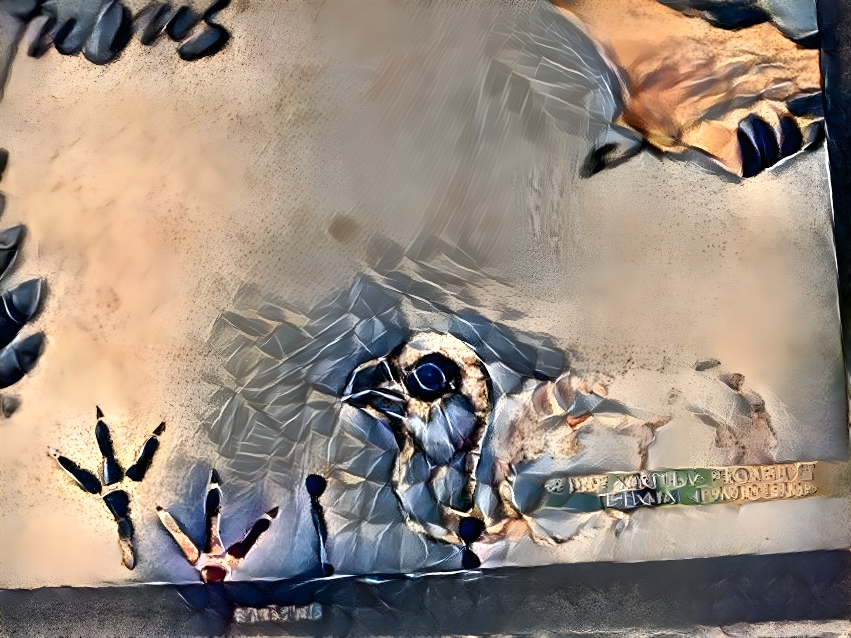 Abstract Patterns with Bird Tracks and Textures