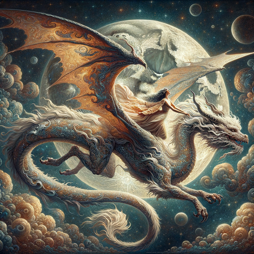 On A Flight To The Moon Deep Dream Generator