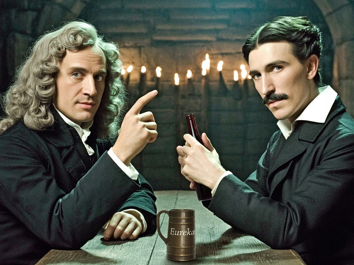 Discussion Between Two Elegantly Dressed Men
