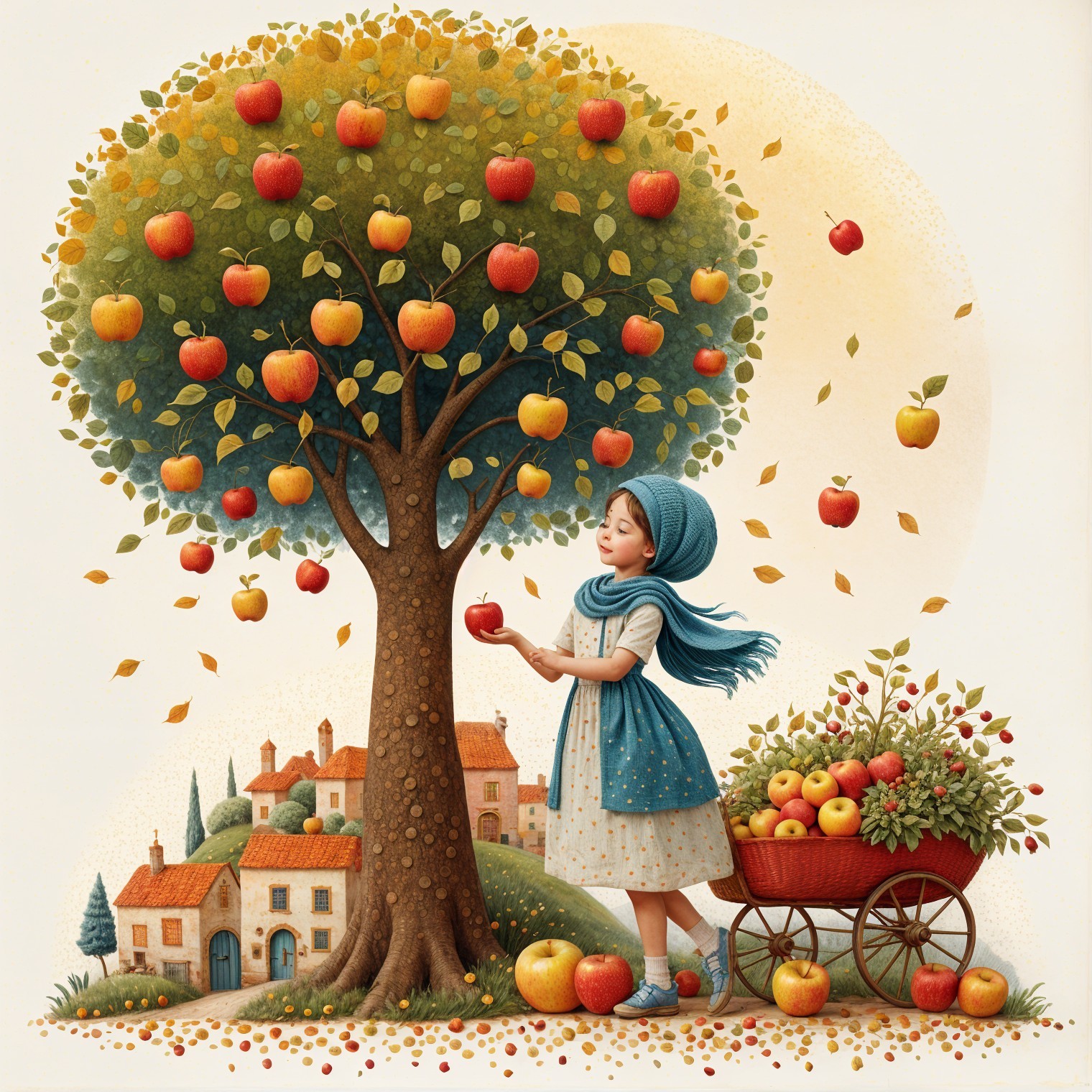 Autumn Joy: Apple Picking in the Village