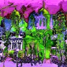 Vibrant Venetian Waterfront with Colorful Buildings