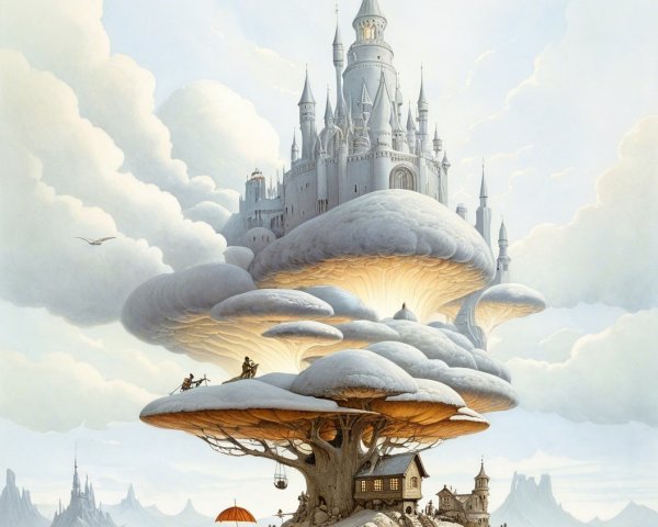 Majestic Castle and Enchanting Landscape Description
