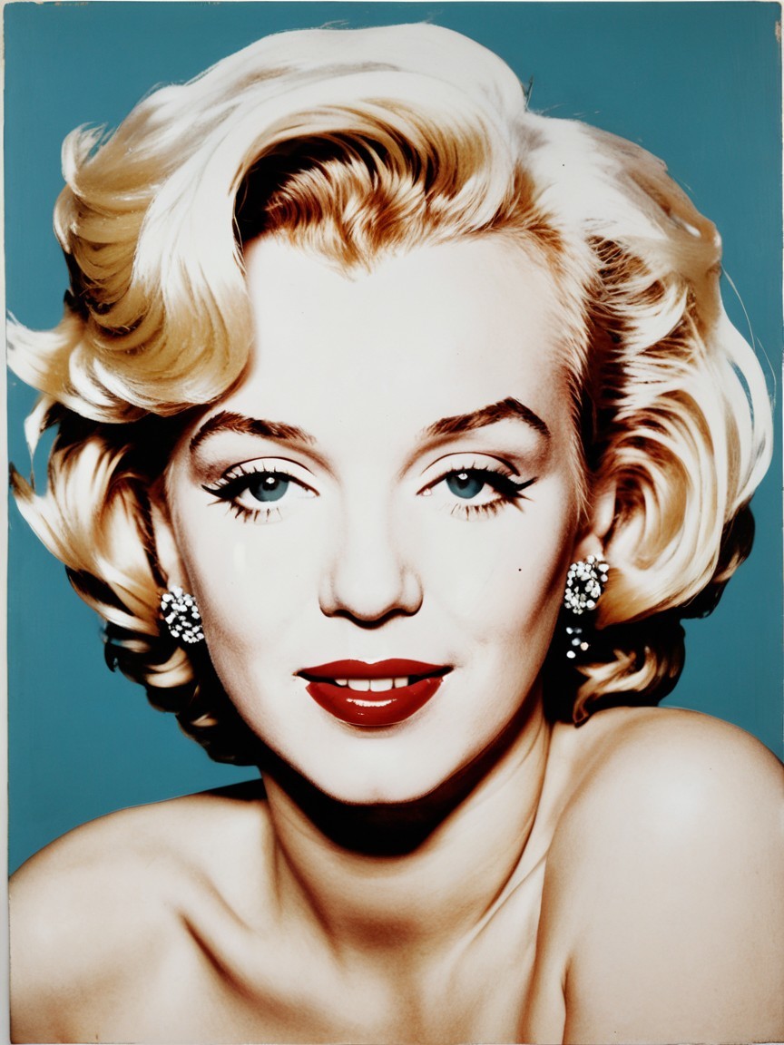 Glamorous Portrait of a Classic Hollywood Star