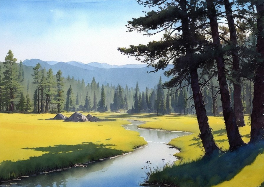 Sunny Spring Day very best trending landscape 1