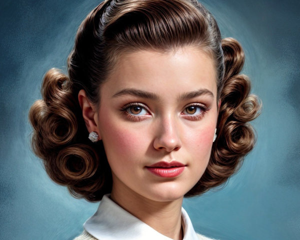 Vintage Curls and Classic Beauty in Soft Fashion