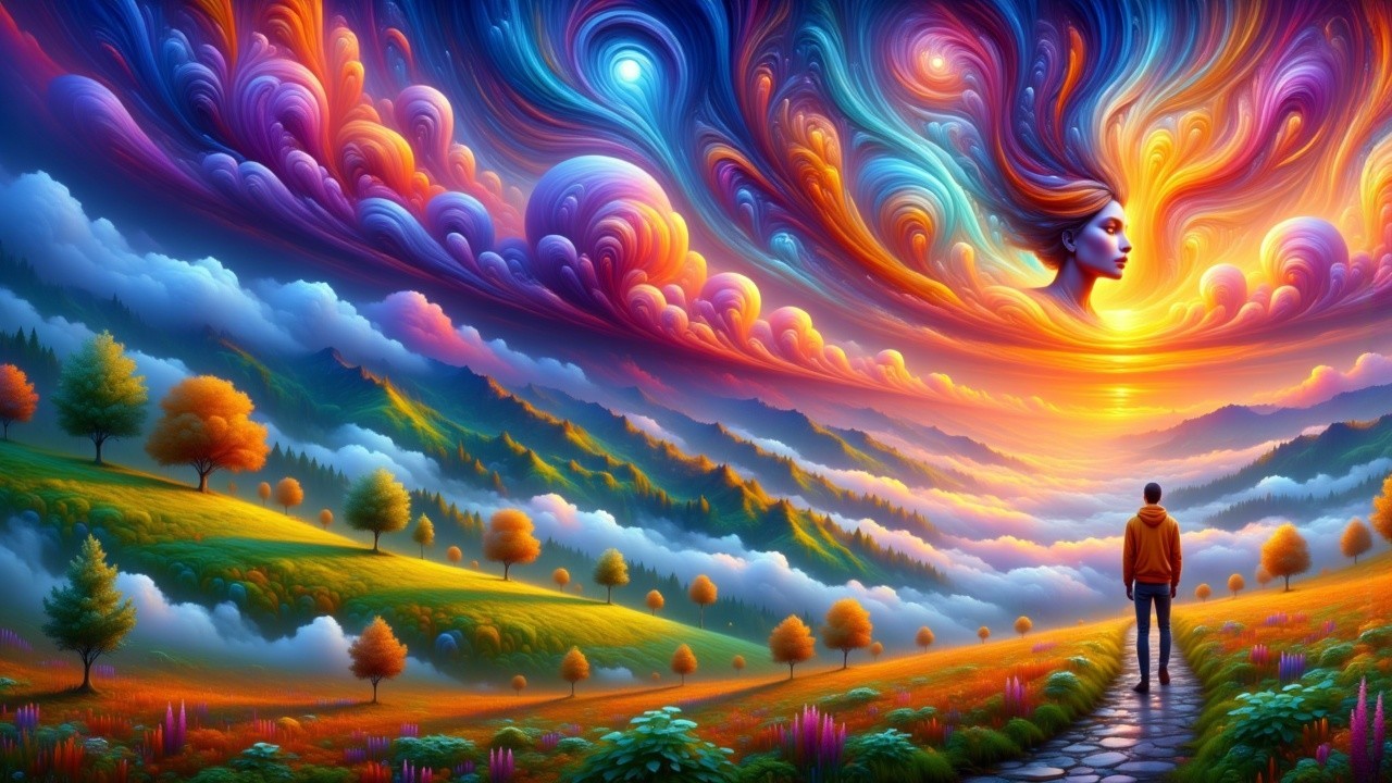 Whispers of Color in a Dreamy Landscape