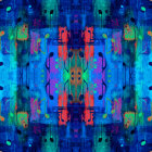 Winter Village Scene Under Starry Night Sky