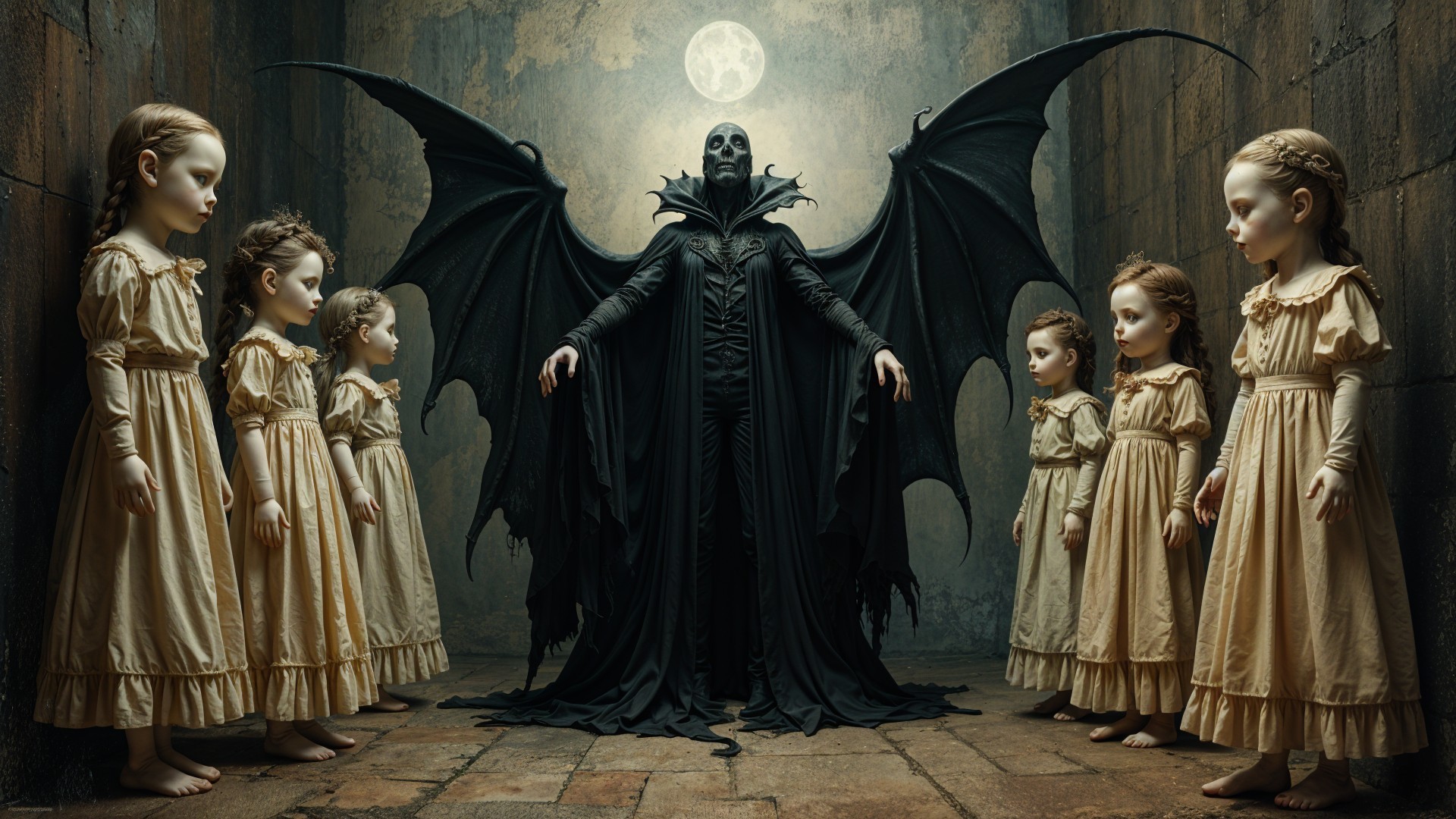 vampire and his "dolls"