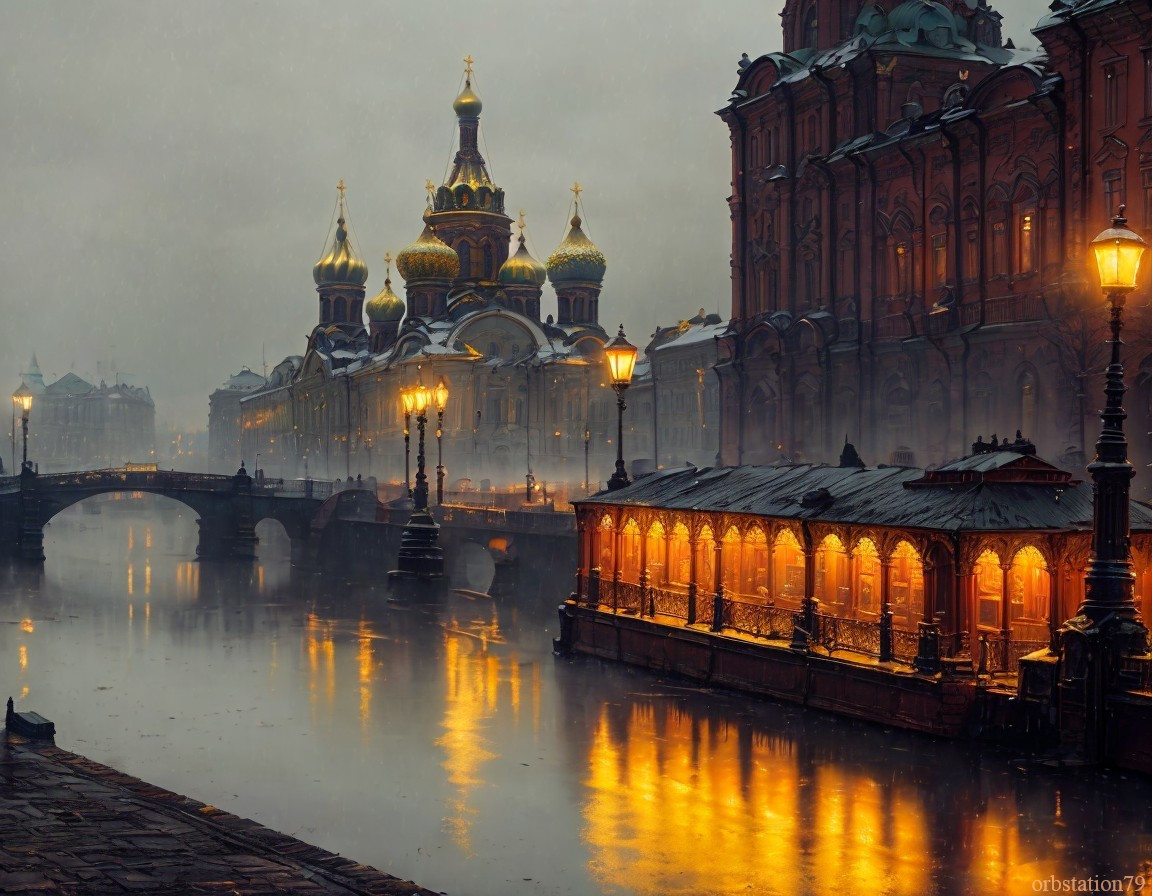 An evening in Saint Petersburg