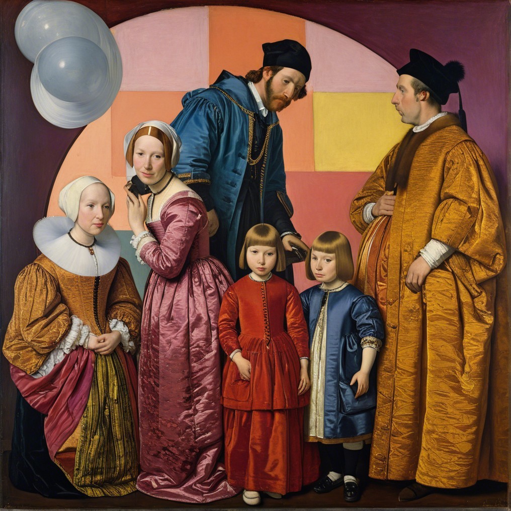 17th Century Dutch Family Portrait Description