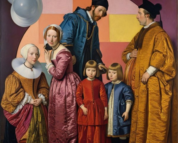 17th Century Dutch Family Portrait Description
