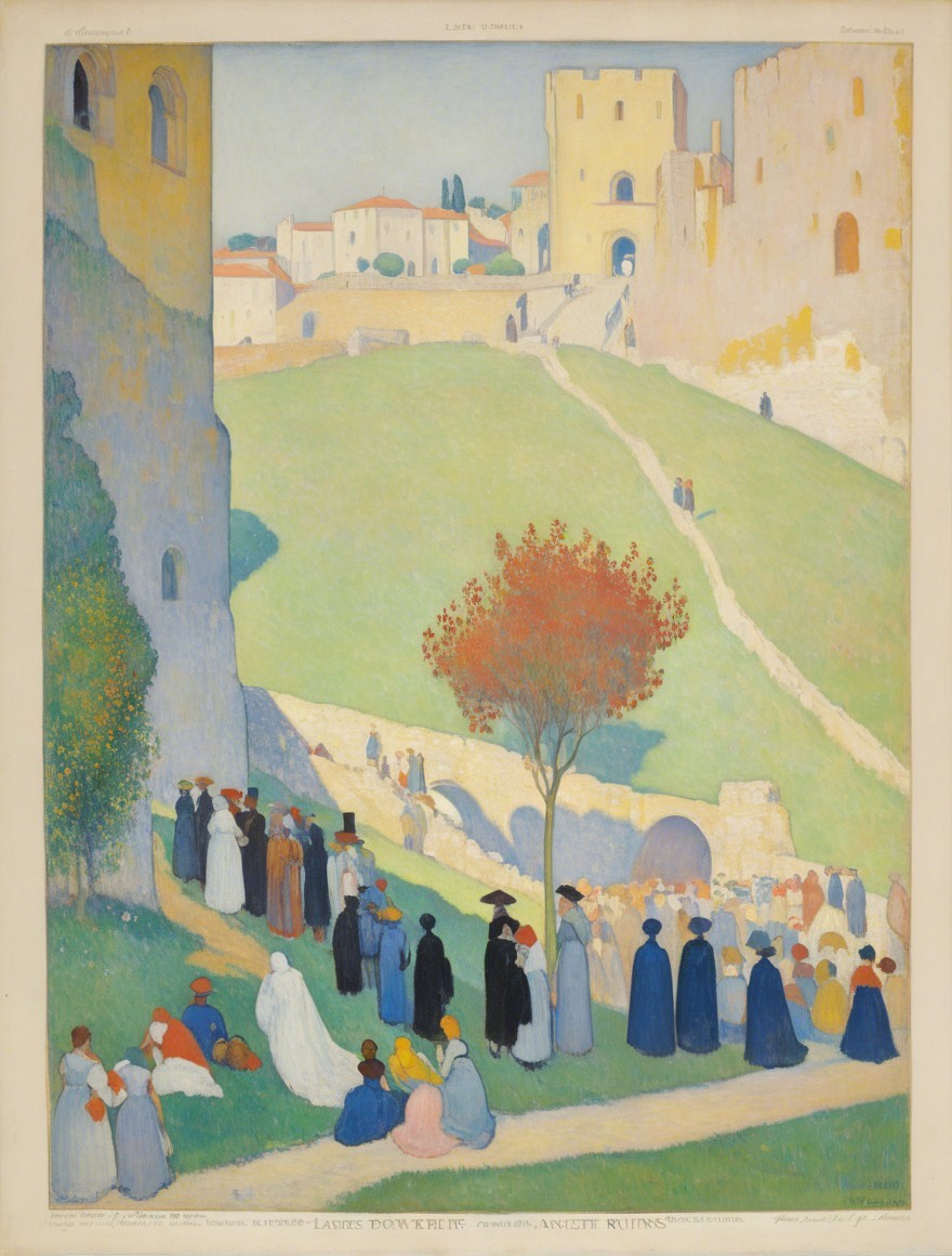 Elegant Gathering in a Picturesque Landscape