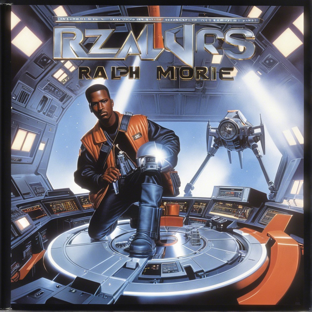 Futuristic Spaceship Cockpit with Control Panels and Gear