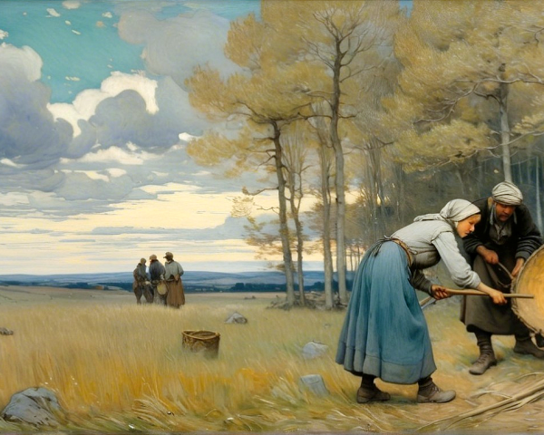 Collaborative Work in a Serene Landscape Setting