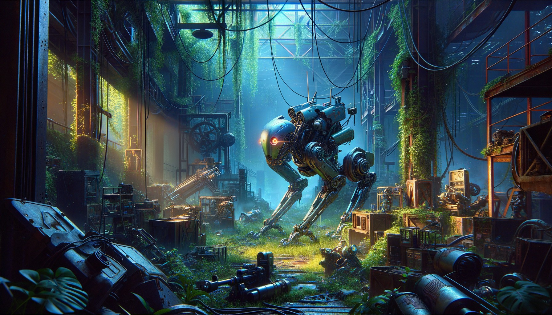 Cybernetic Shadows: Abandoned Metropolis