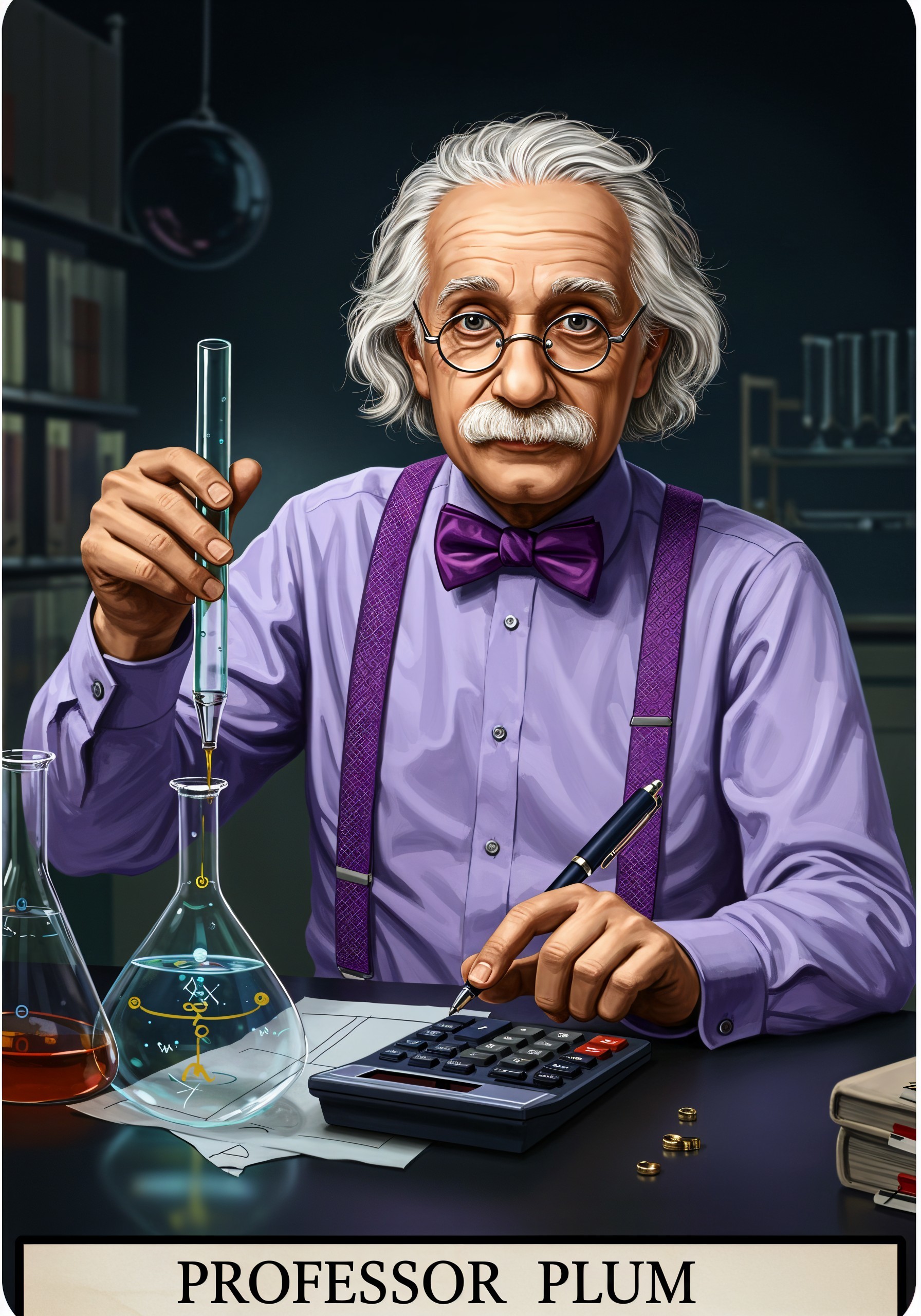 Scientist Measuring Liquid in Laboratory Setting