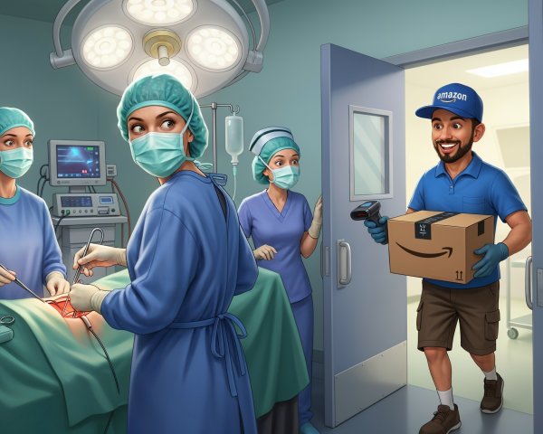 Unexpected Delivery in a Modern Operating Room