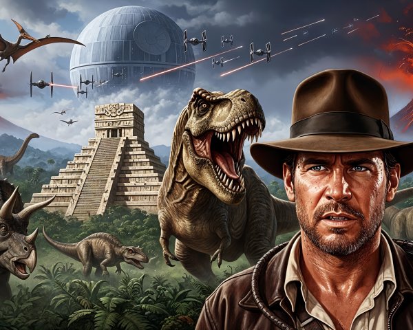 Fantasy Artwork Featuring Diverse Themes and Characters