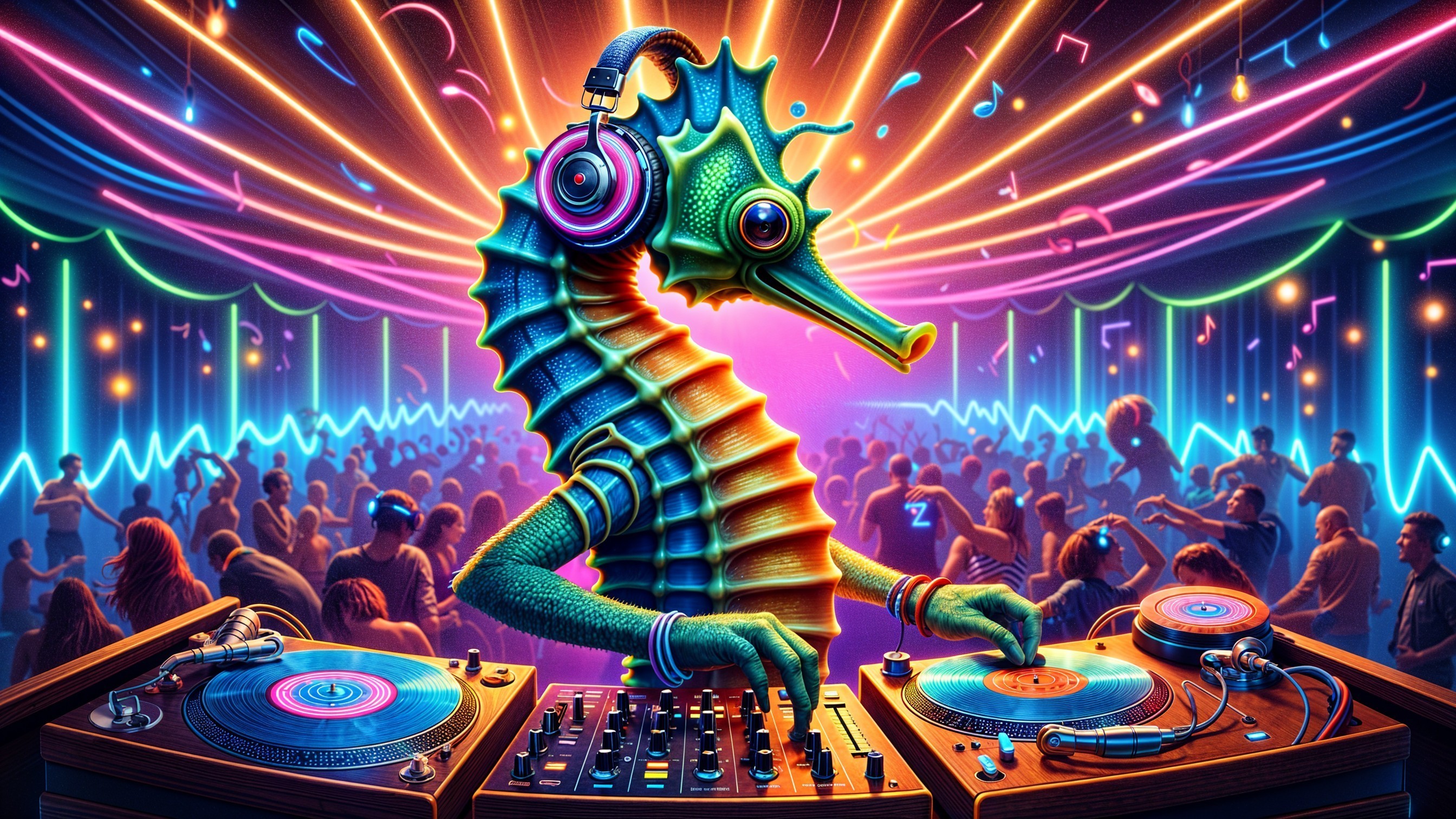 DJ Seahorse in a Colorful Nightlife Scene
