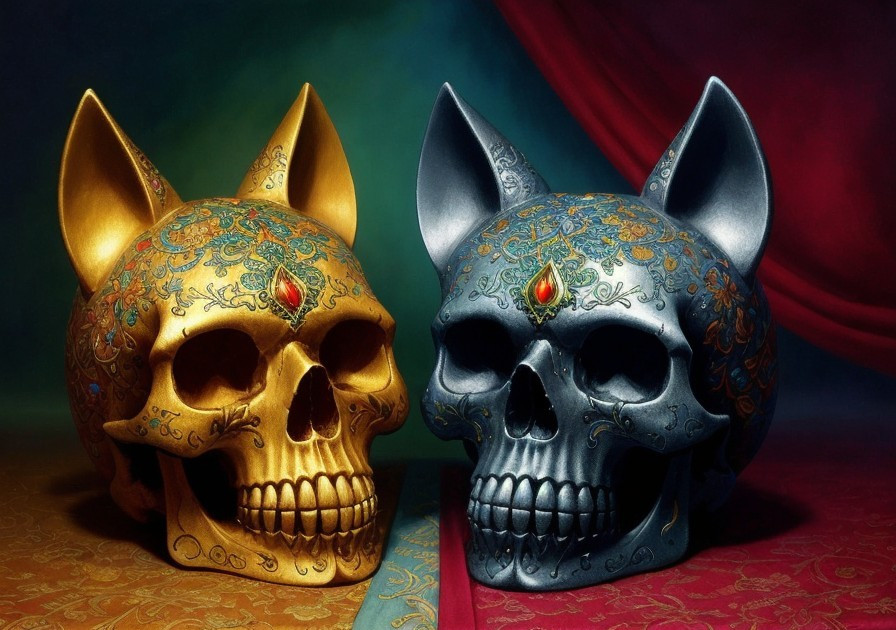 Skulls With Ears