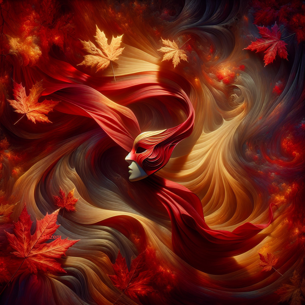 Autumn Whispers: A Surreal Transformation